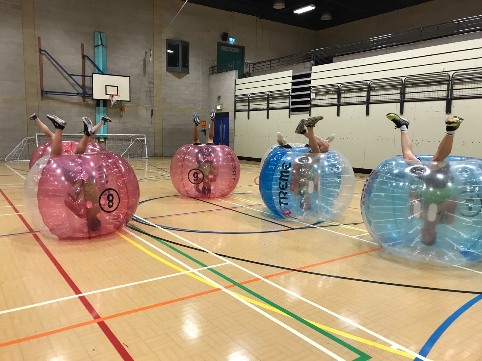 indoor bubble football